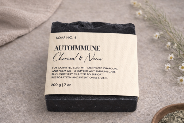 Charcoal + Neem — Goat Milk Soap for Detox + Clear, Balanced Skin