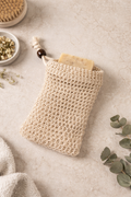 Sisal Soap Saver Pouch — Natural Exfoliating Bar Soap Holder