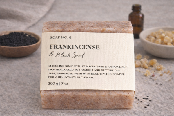 Frankincense + Black Seed — Goat Milk Soap for Clear, Nourished Skin