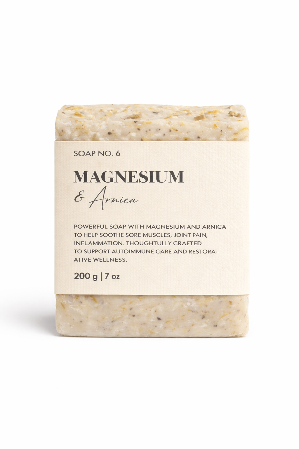Magnesium + Arnica — Goat Milk Soap for Muscle Recovery + Inflammation Support